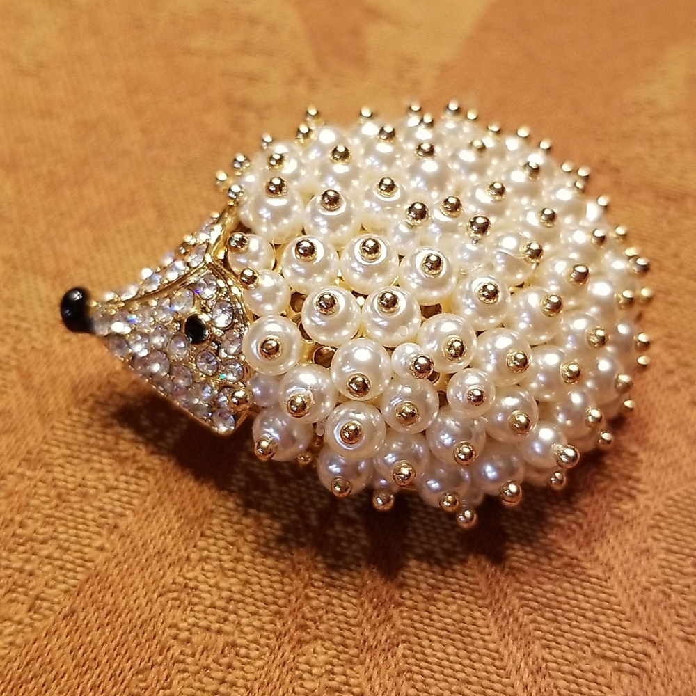 Carolee Hedgehog Brooch